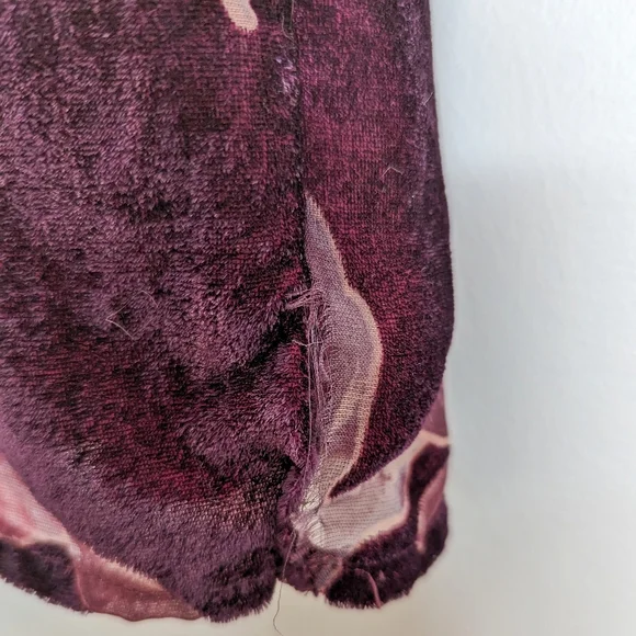 Honey Belle velvet burnout floral mini dress - Picture 9 of 10